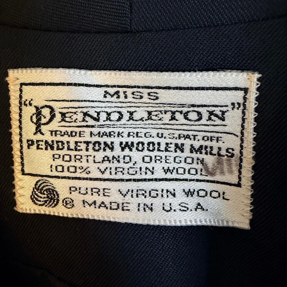 Vtg Pendleton Womens‎ 4 Purple Wool Blazer 80s/90s Power Bold Maximalist Chic